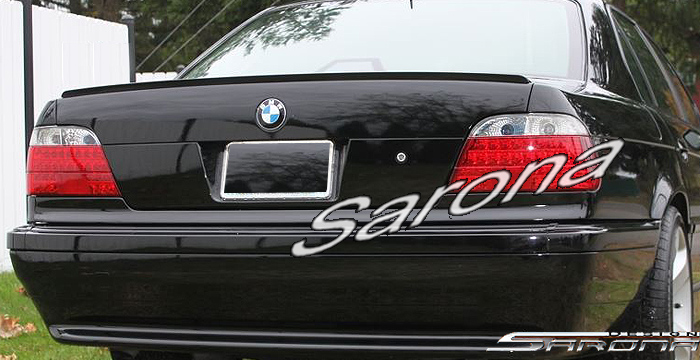 Custom BMW 7 Series Trunk Wing  Sedan (1995 - 2001) - $139.00 (Manufacturer Sarona, Part #BM-055-TW)